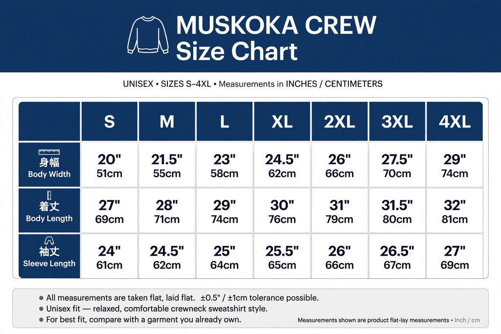 Sweat-shirt Muskoka Crew | Graphisme de bateau vintage, cadeau de pull style chalet de l'Ontario